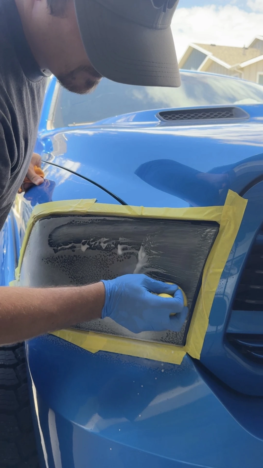 Done in your driveway — Headlight Restoration